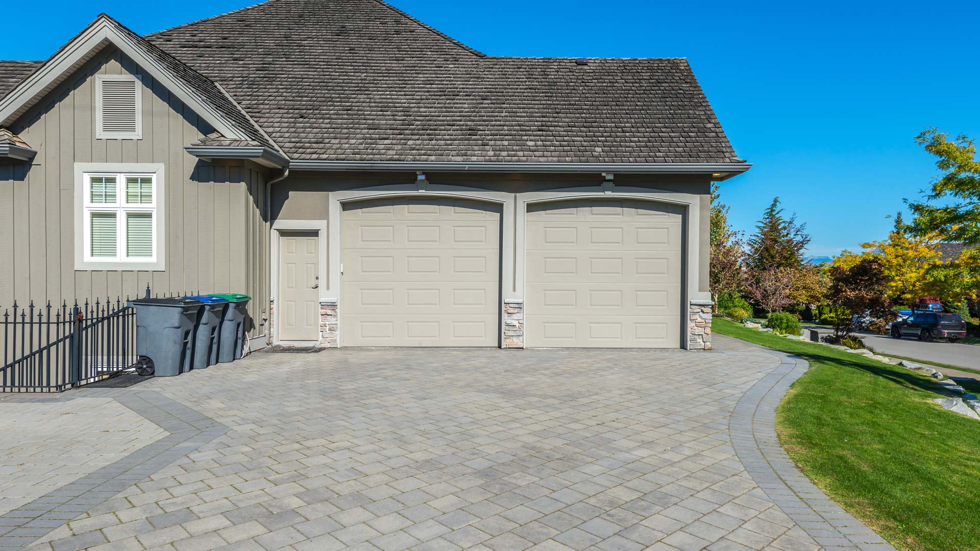 Durable pavers installed for a home's driveway in Scottsdale, AZ.